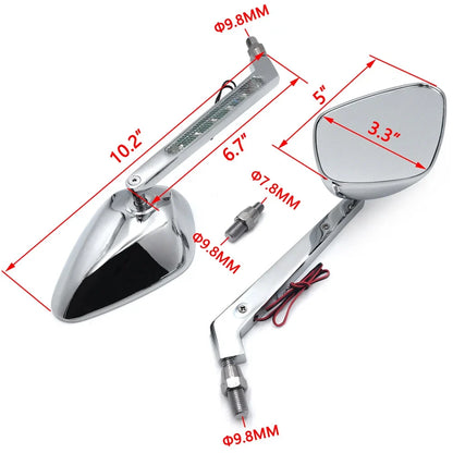 LED Turn Signal Mirror for Yamaha Cruiser Royal Star (All Years)