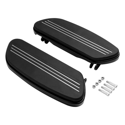 Black Driver Footboard Floorboards for Harley Electra Street Glide (1986–2024)