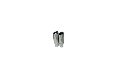 2.5" Dual Exhaust Kit for Ford F-150 (1998–2003) 1 Chamber Clamp on Tips