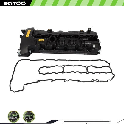 Valve Cover Assembly with Gasket & Bolts for 135i 335i 535i 740i Z4 X6 (N54)