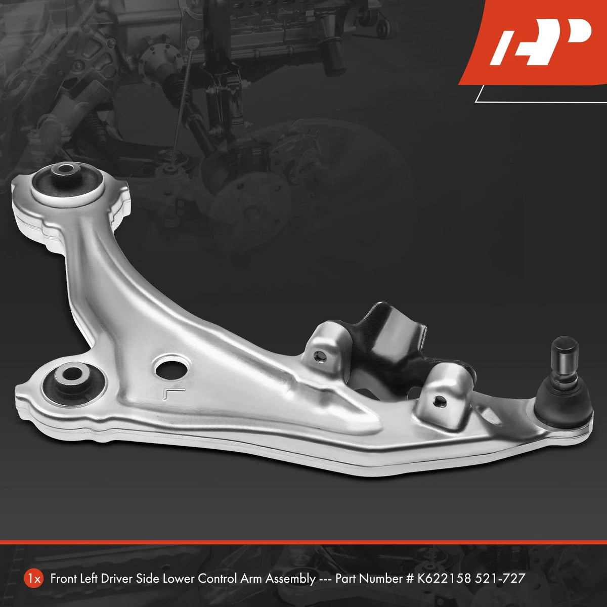 Front Left Control Arm with Bushings for Nissan Murano 2009-2014