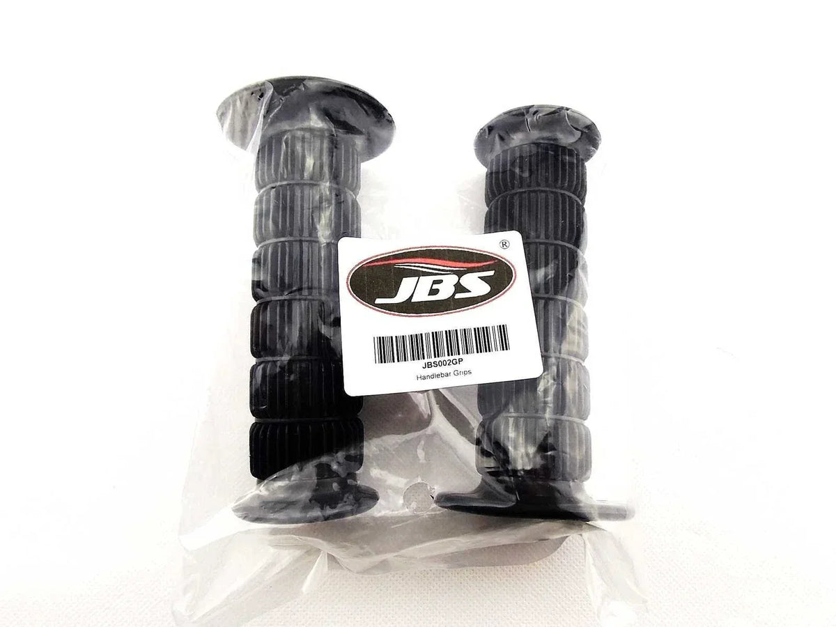Black Grips Pair for Kawasaki KZ750B (1976-1980) - Left & Right