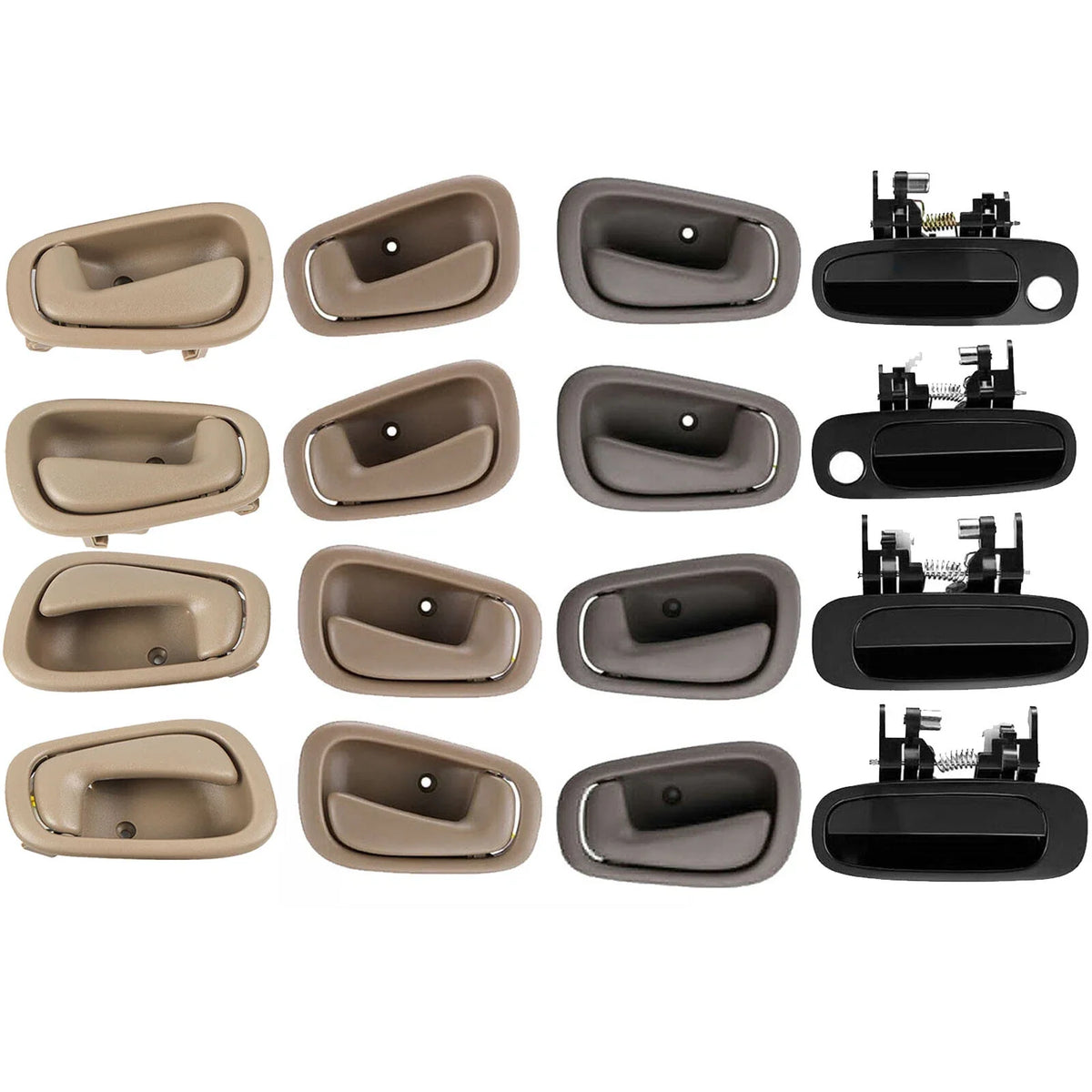 4-Pack Door Handles for Toyota Corolla (1998-2002)