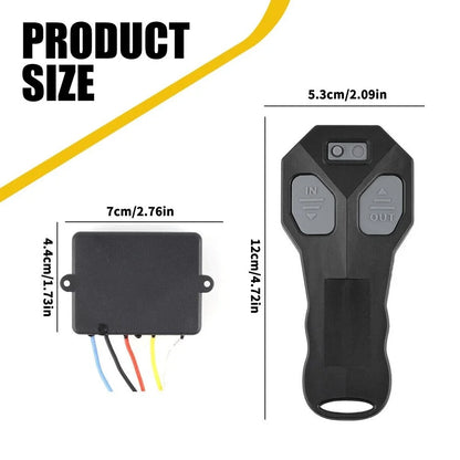 12V Wireless Winch Remote Control Switch Kit for ATV SUV UTV (US Version)