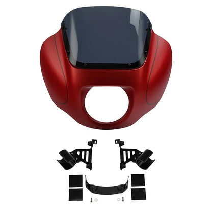 Bracket & Windshield Fairing for Harley Low Rider 2018-2024