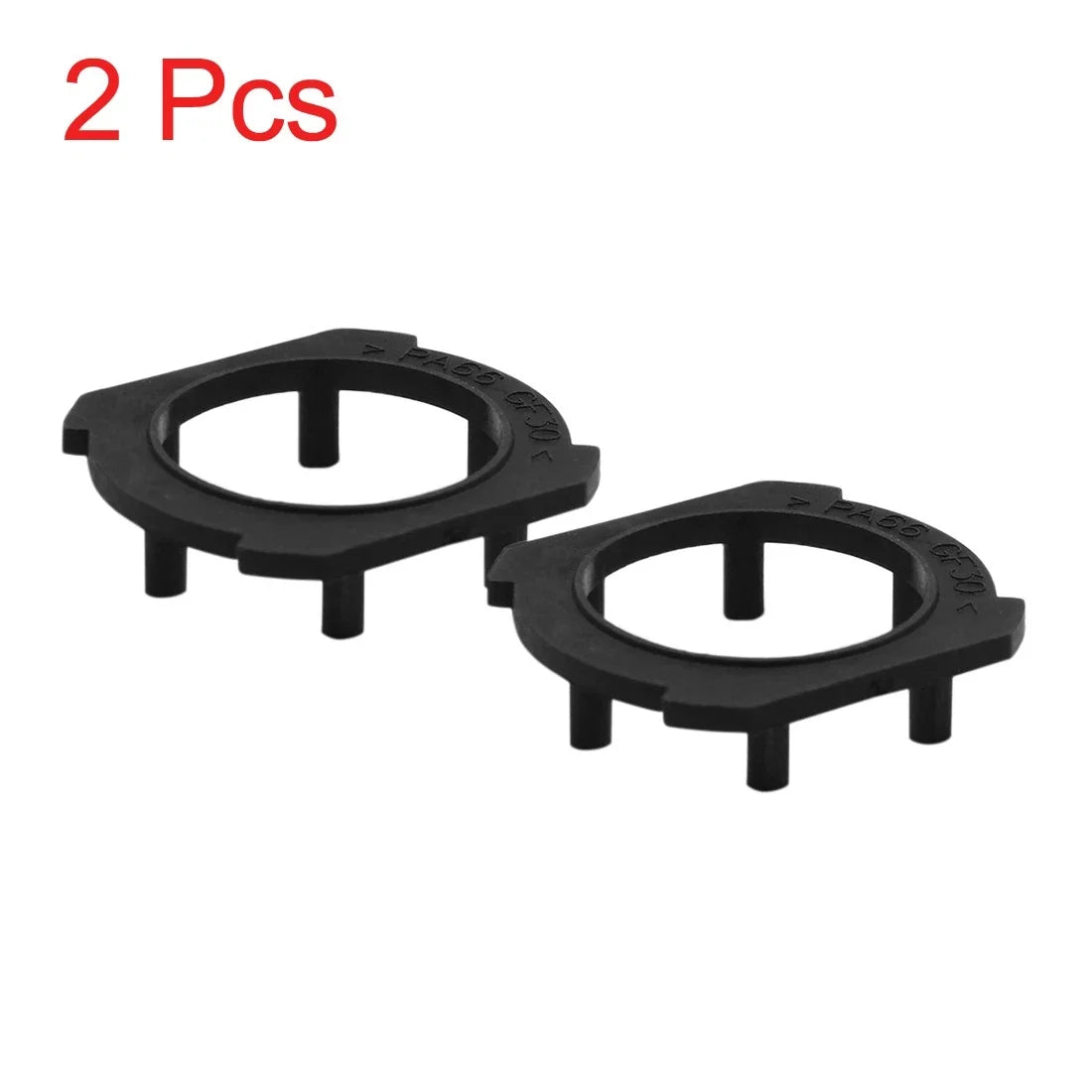 2X Black Plastic H7 Headlight Holder Base Retainer for Mazda 