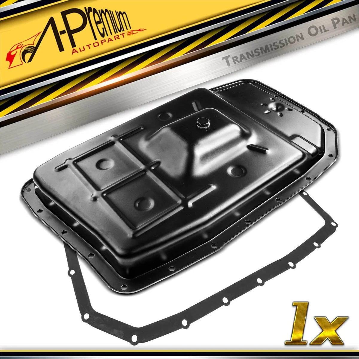Transmission Pan with Drain Plug for Ford Expedition (2011–2017) F-150 Mustang