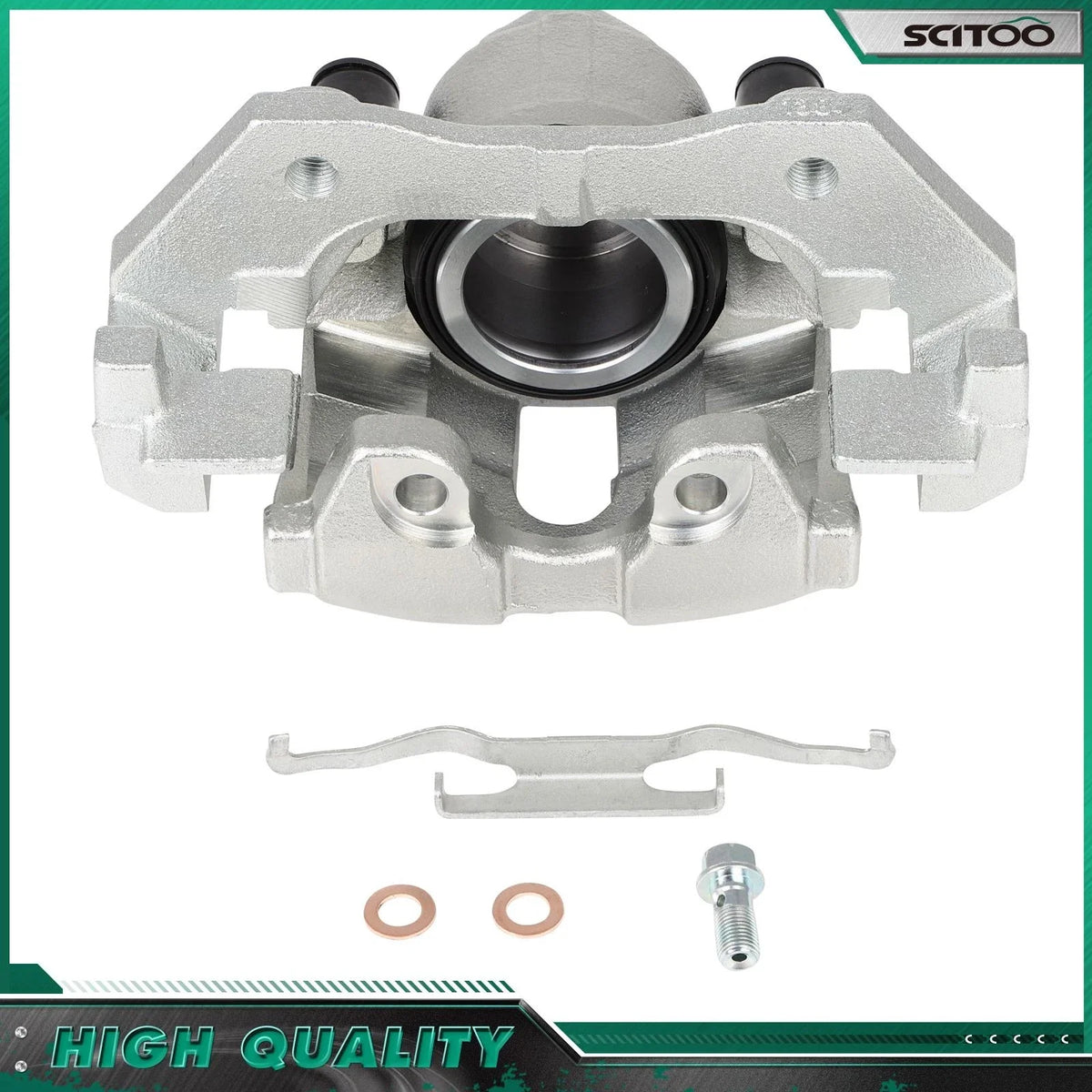 Front Right Silver Brake Caliper w/ Bracket for Ford Escape (2005–2008)