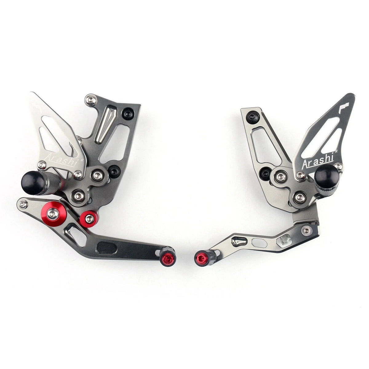 CNC Adjustable Rearsets Footpeg for Triumph Speed Triple 1050 (2011–2015) Gray