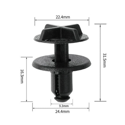 Engine Replacement Clip Set - 20 Pieces for Jaguar XJ XF
