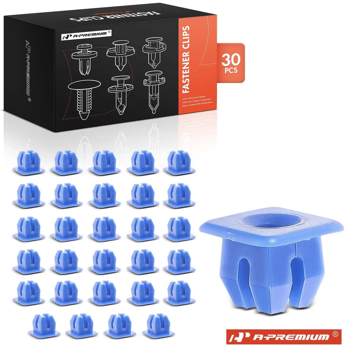 30x Bumper Outer Bracket Nuts for Ford