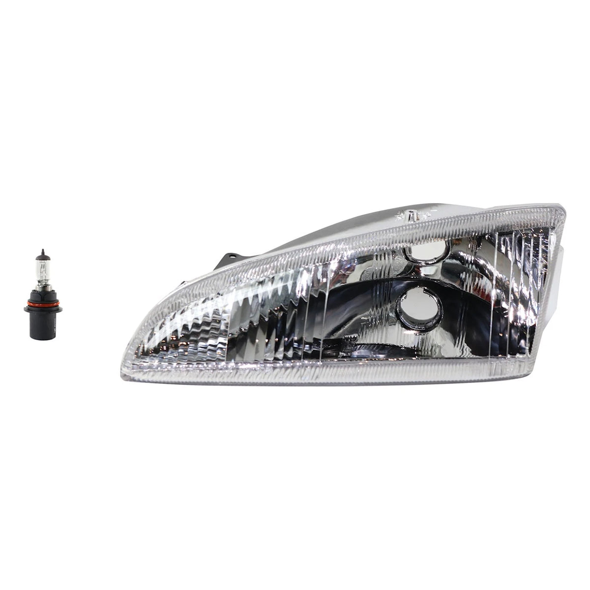 Headlight Kit for Dodge Intrepid (1995–1997) Driver Left Side, Vertical Fluted Lens