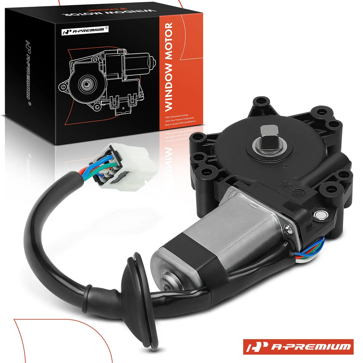 Front Right Window Motor with Anti-Clip for Nissan Maxima (2004–2008)