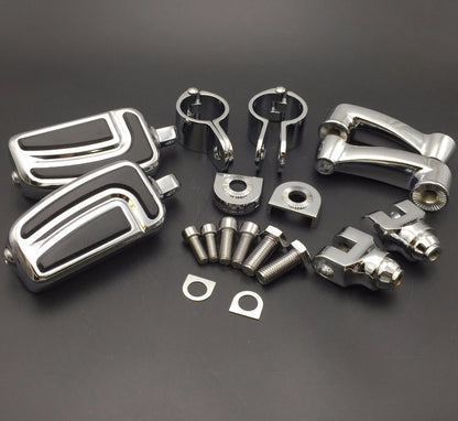 AirFlow Foot Pegs 25mm Chrome for Honda VTX1300 Shadow GoldWing Valkyrie