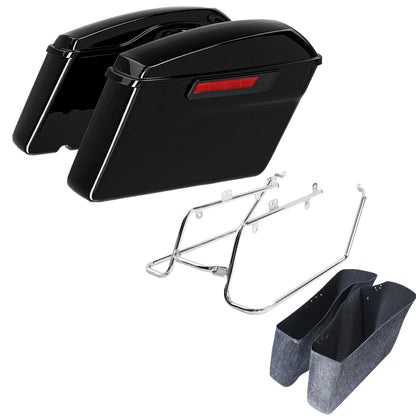 Hard Saddlebags Bracket for Harley Super Wide Glide 2008-2017