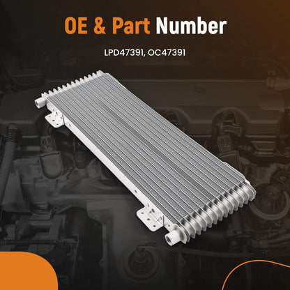 40K GVW Trucks Front Mount Transmission Oil Cooler Kit (LPD47391)