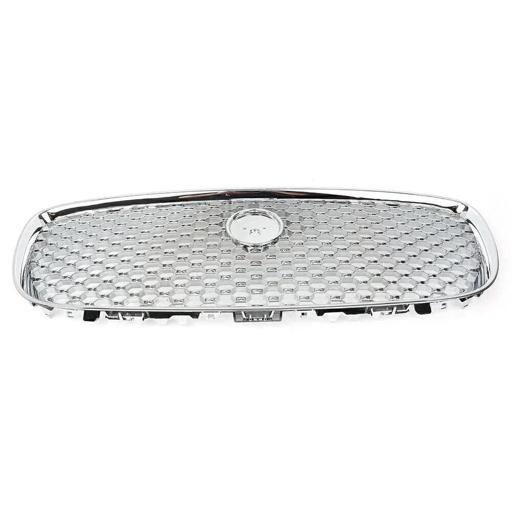 Front Chrome Upper Bumper Mesh Grille for Jaguar XF XFR (2016-2020)