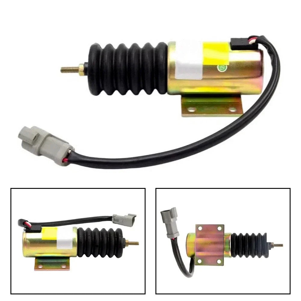 Diesel Engine Solenoid Shut Down Valve P613-A52V12 12V DC for Compatible Models