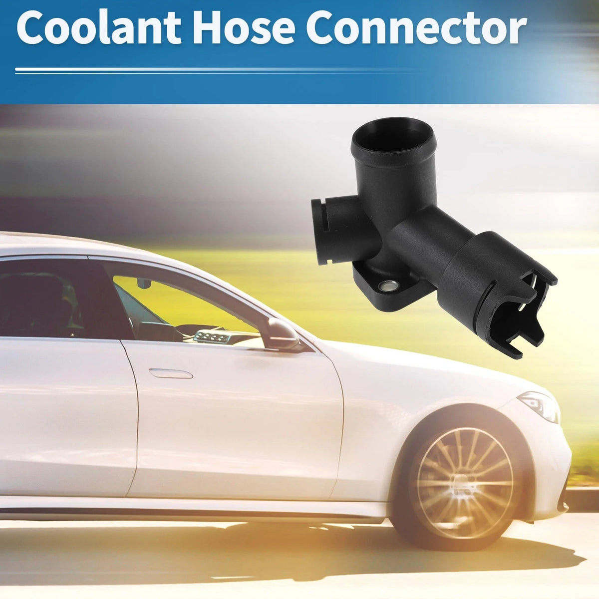 Engine Coolant Hose Connector for Audi Q7 (2007–2015) No. 03H121131A