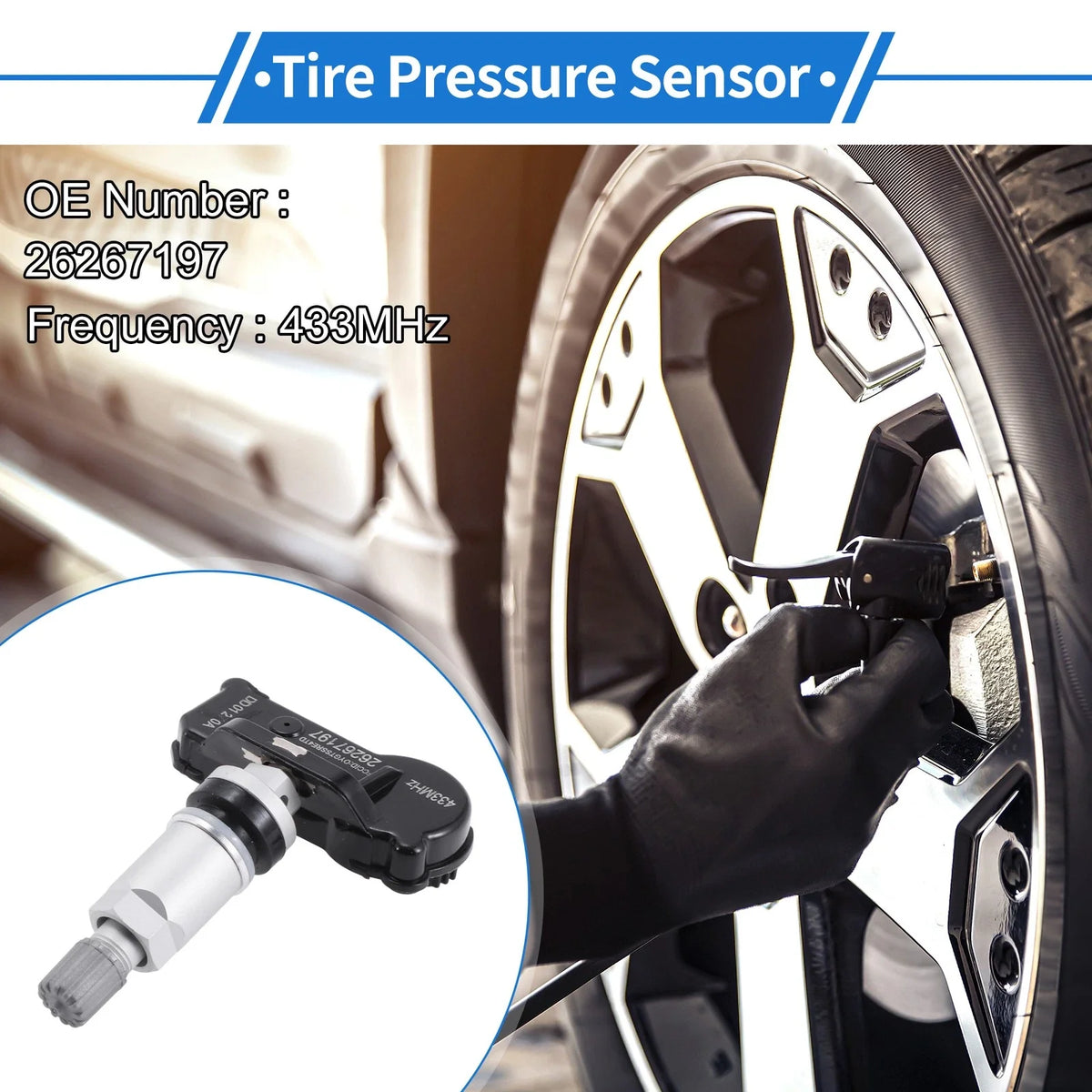Tire Pressure Sensor 433MHz for Buick Excelle GT (2015)