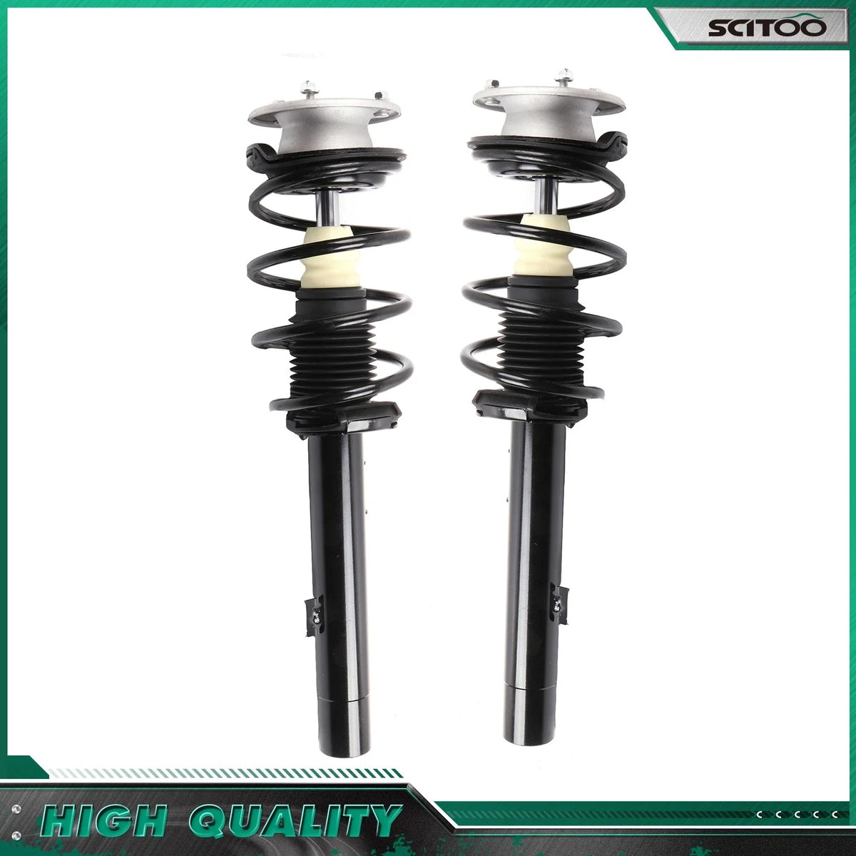 Front Pair of Struts and Coil Springs for BMW 335i 2007-2013