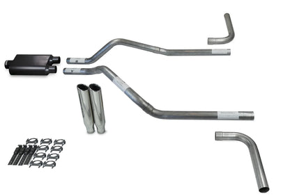 Exhaust Kit Dual 2.5" 2 Chamber Side Exit for 1992-1994 Chevy Blazer