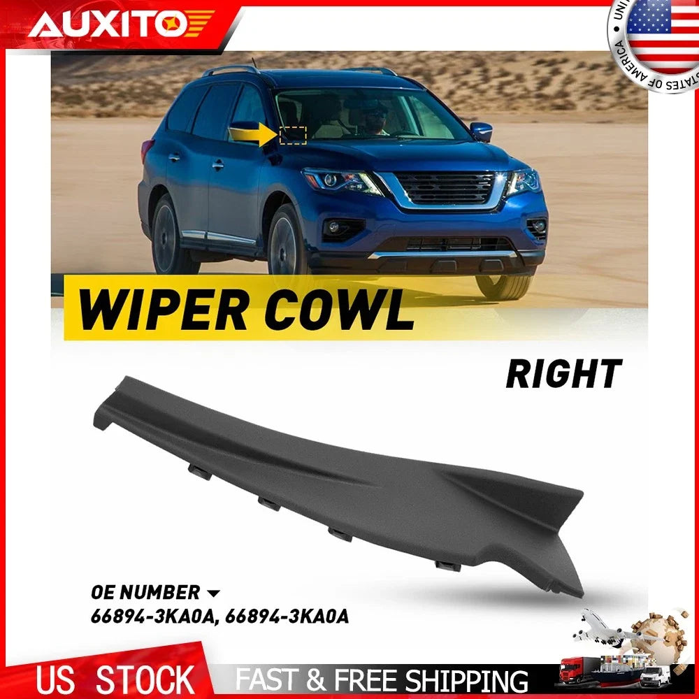Wiper Cowl Extension Trim for Nissan Pathfinder (2013–2020)