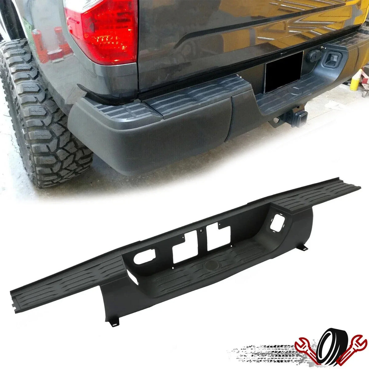 Rear Step Bumper Center Pad for Toyota Tundra (2014–2021)