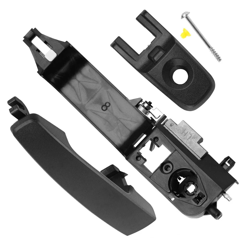 Left Side Exterior Door Handle + Bracket for 2008-2011 Ford Focus
