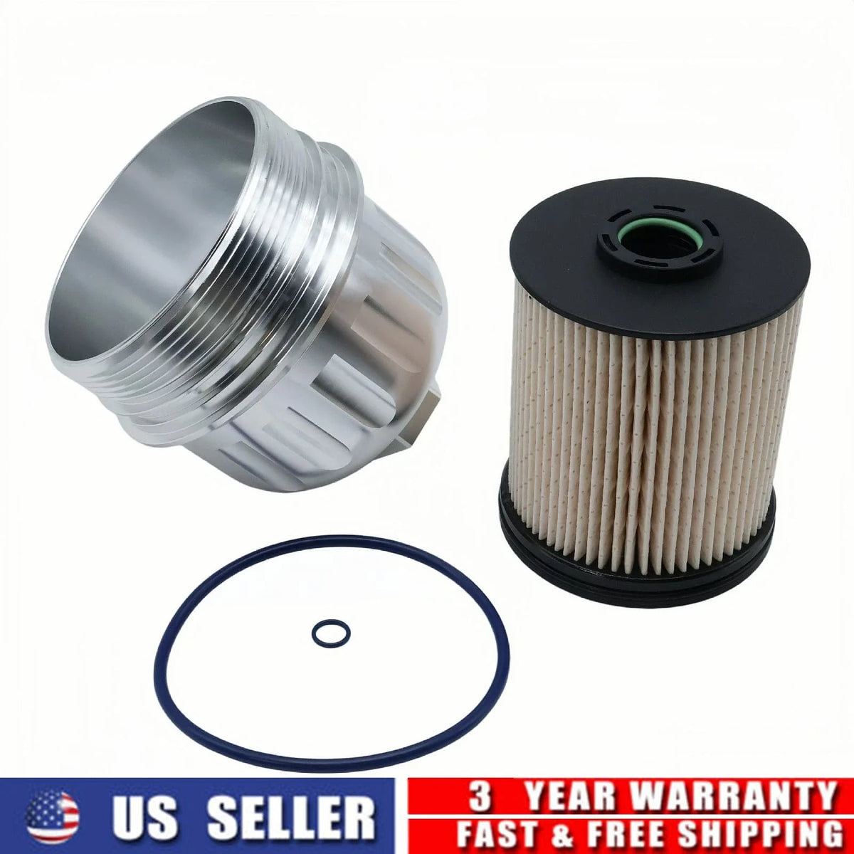 Fuel Filter Housing Cap for Chevy Silverado 2500HD 3500HD (2017–2020) TP1015 134001
