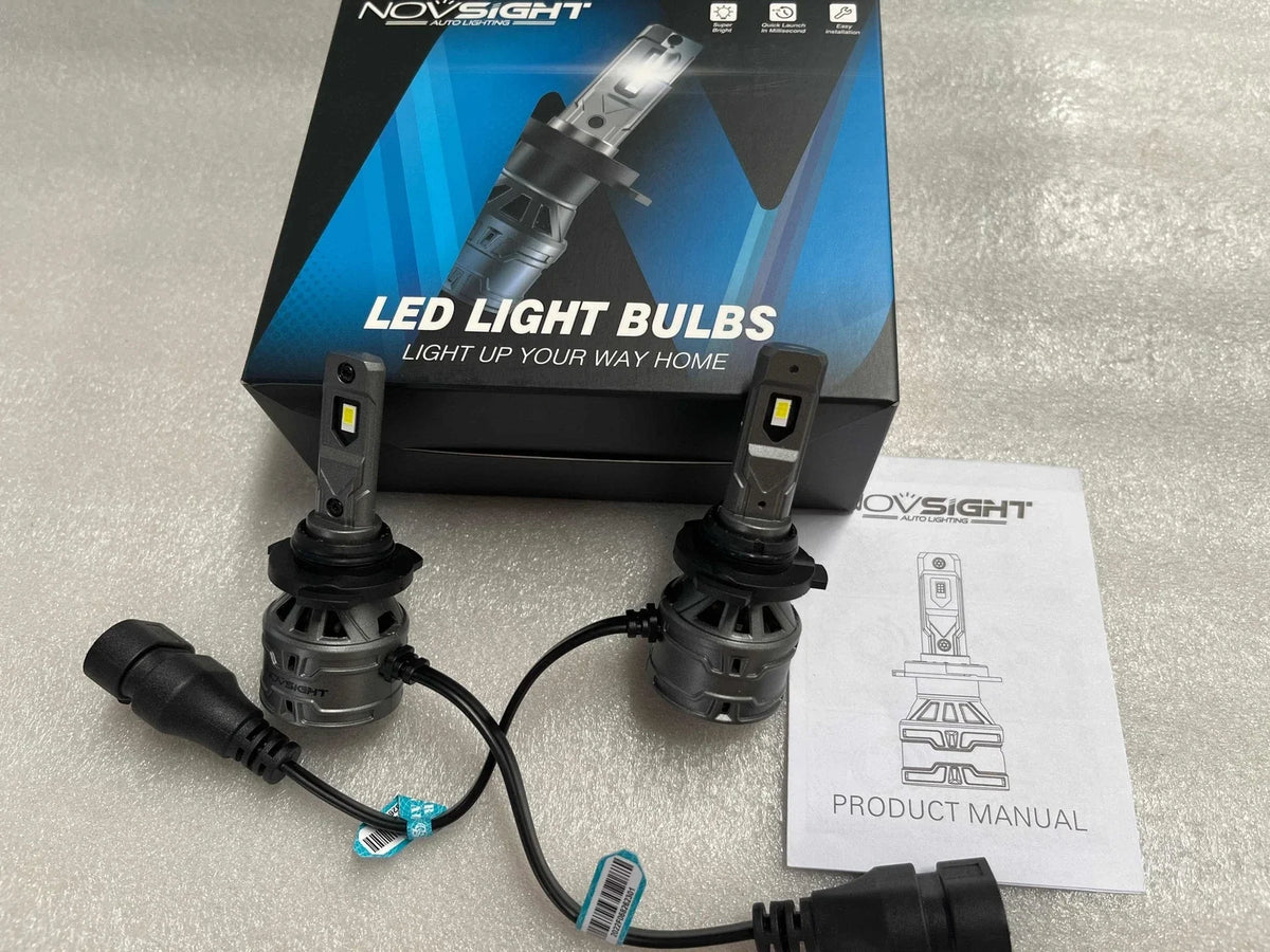 Set of 2 HB3 9005 LED Headlight Bulbs for Hilux N70 2005-2015