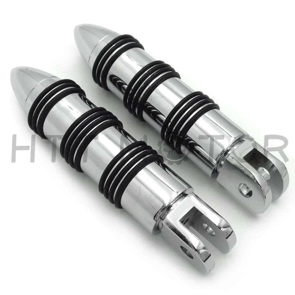 Chrome Stick FootPeg for Harley FXBB FXBR FXBRS FXLR (2018–Present)