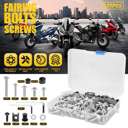 Fairing Bolt Set for Kawasaki Ninja 650 EX250 EX300 EX400 (2008-2023)