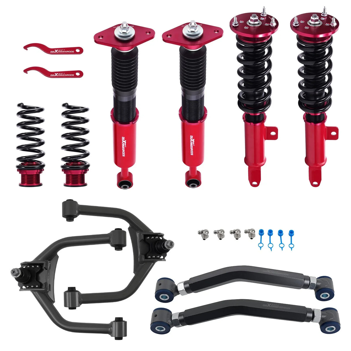 Coilovers & Adjustable Camber Arms for Dodge Charger (2011–2022) RWD
