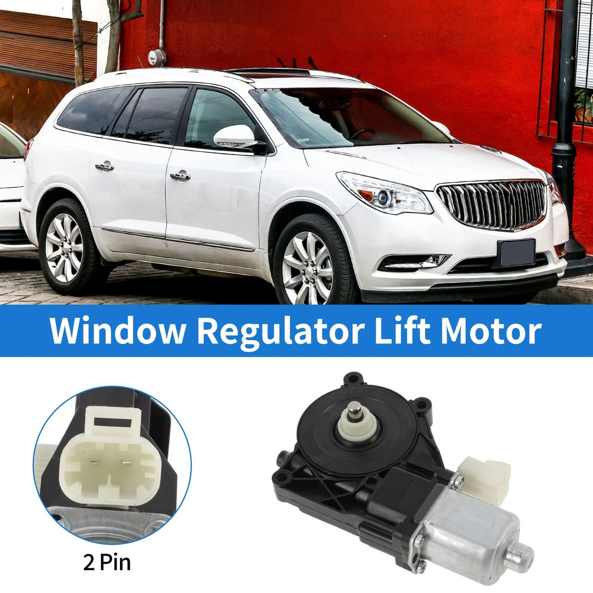 Power Window Regulator Lift Motor 742084/8210550 for Buick Enclave (2008–2012)