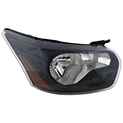 Passenger Side Headlight for Ford Transit-250 (2015–2024) Halogen, Black