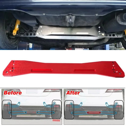 Subframe Brace, Tie Bar & Red Rear Lower Control Arms for Honda Civic EG 92-95