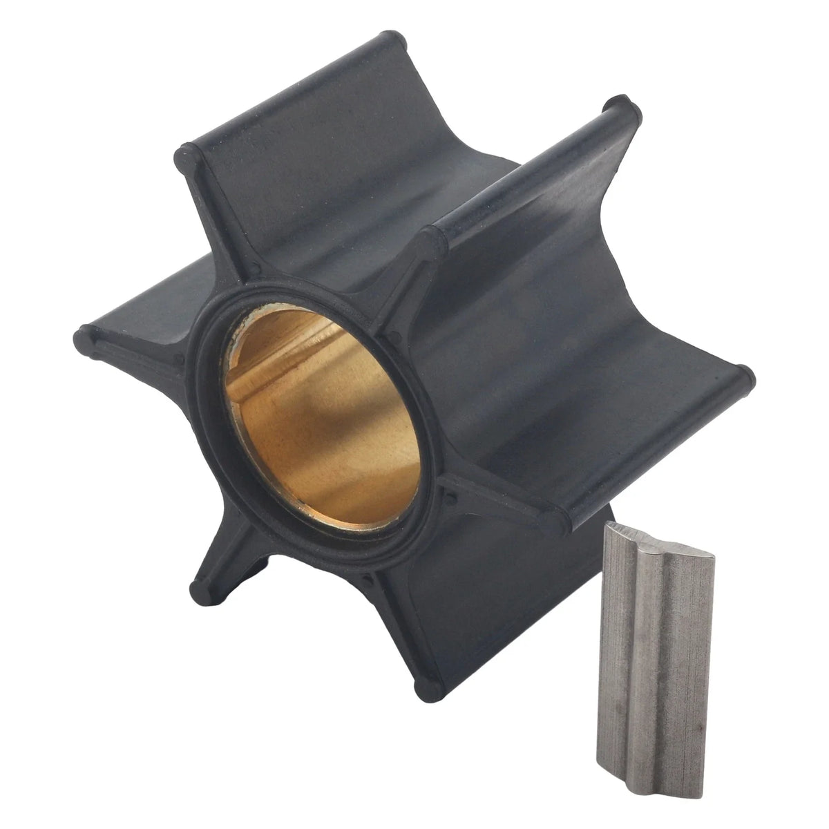 Water Pump Impeller & Key for 65-225 HP Mercury Force (1990-2000)