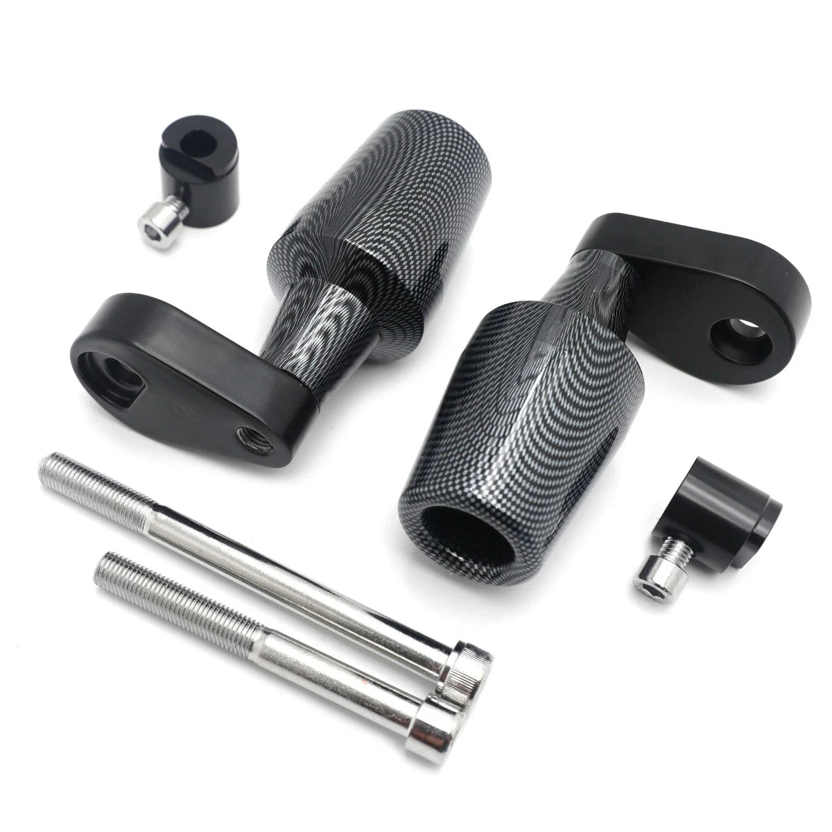 Carbon Crash Protectors for Kawasaki Ninja 400 (2018-2025) - Frame Sliders