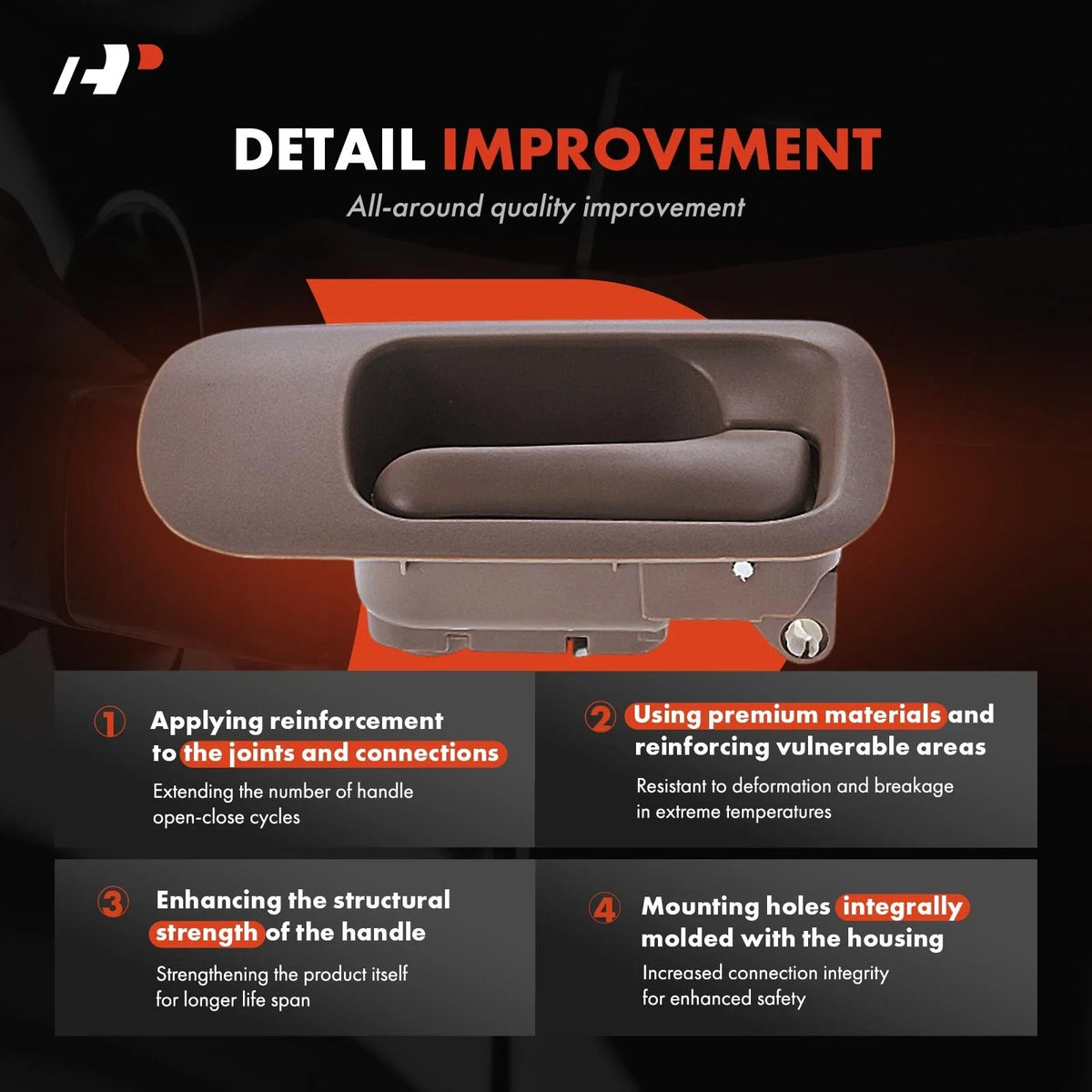 Interior Door Handle Front Right for Honda CR-V (2002-2004)