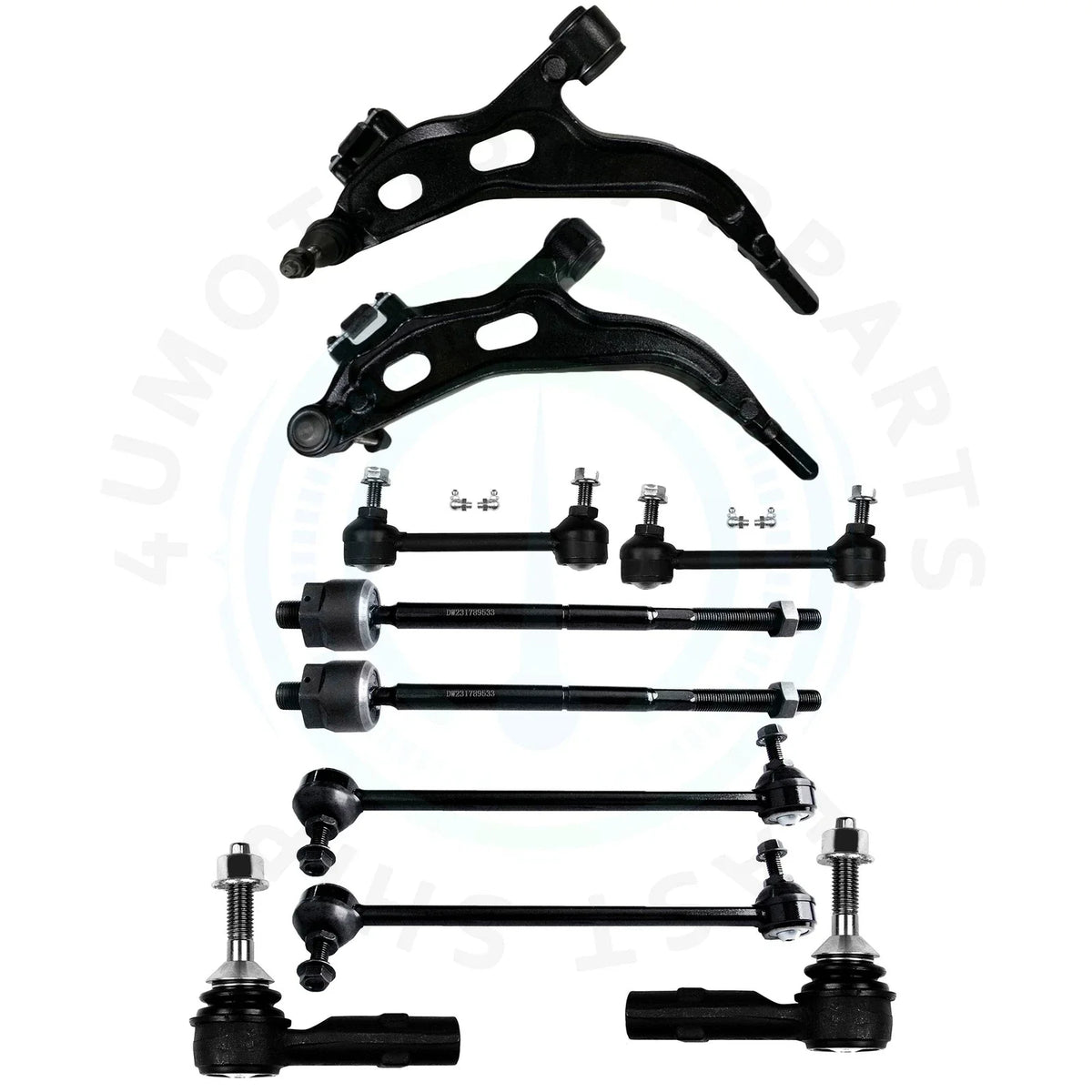 Set of 2 Front Lower Control Arms with Ball Joints for Ford Freestyle (2005–2007)