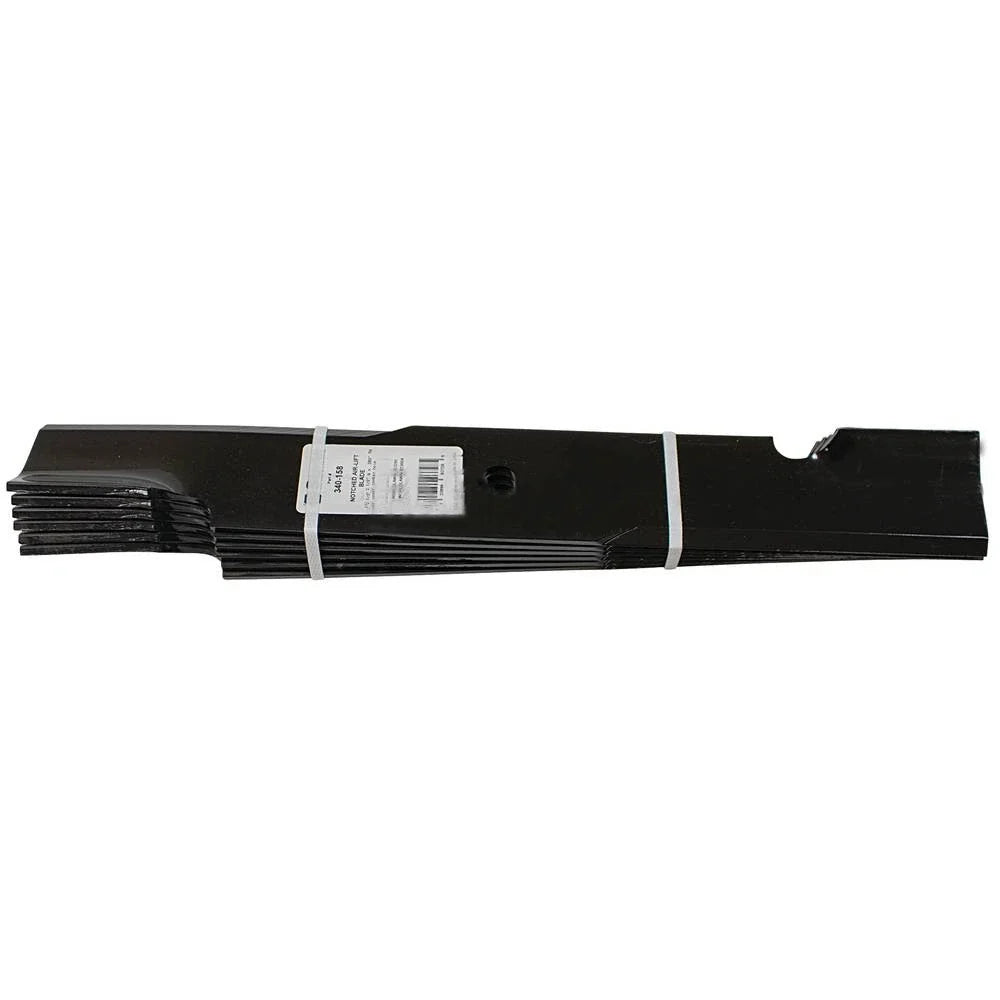 Notched Air-Lift Blade Shop Pack for John Deere, Snapper (Fits 340-158-6)