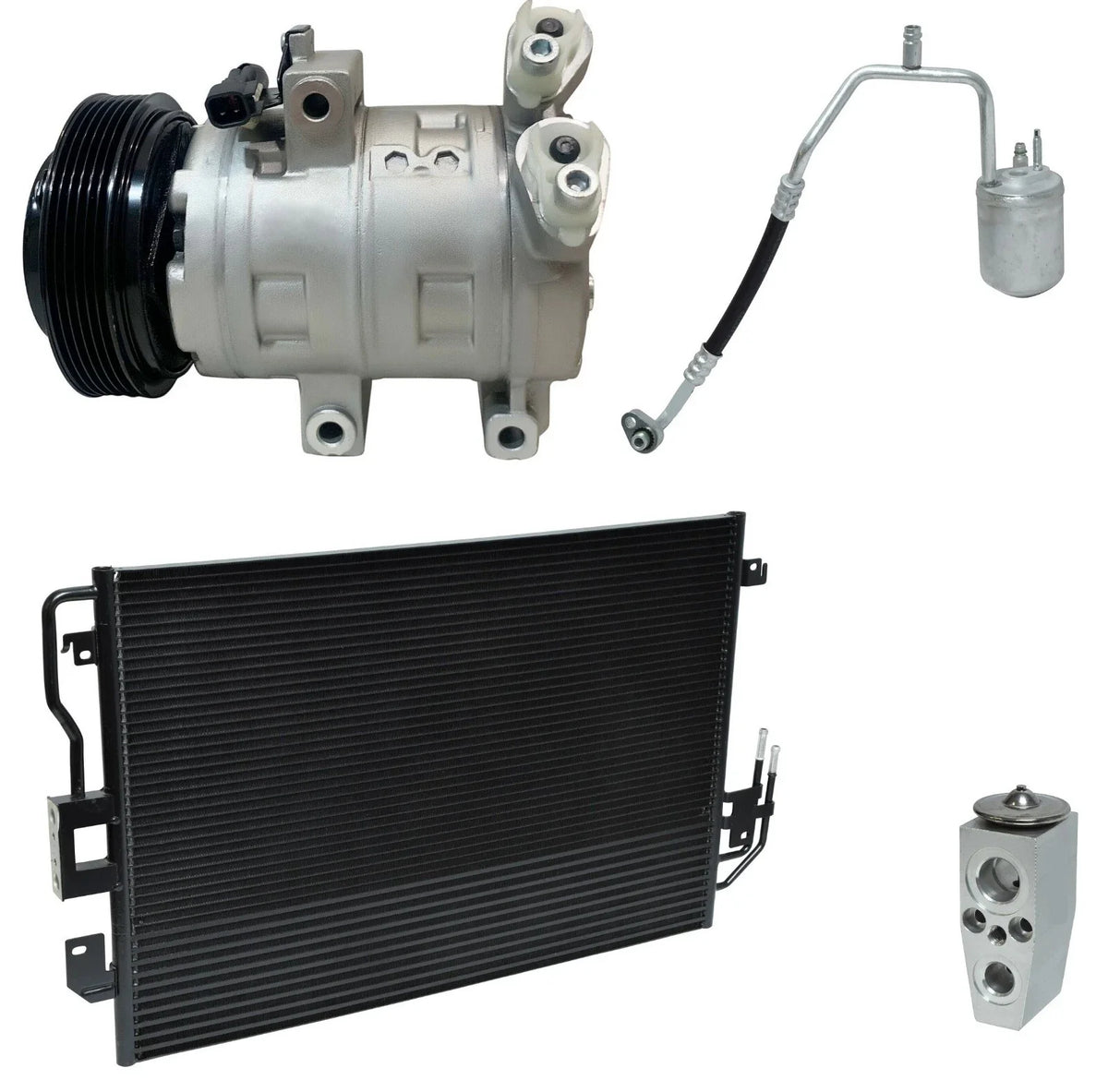 AC Compressor Kit With Condenser for Ford Escape 3.0L (2008–2012)