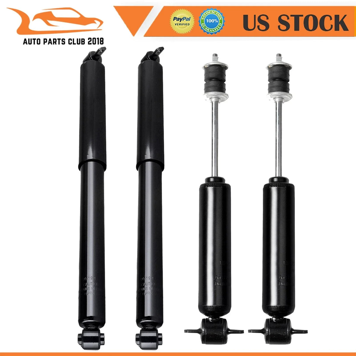 Set of 4 Shocks Struts for Isuzu Hombre (1997–2000)