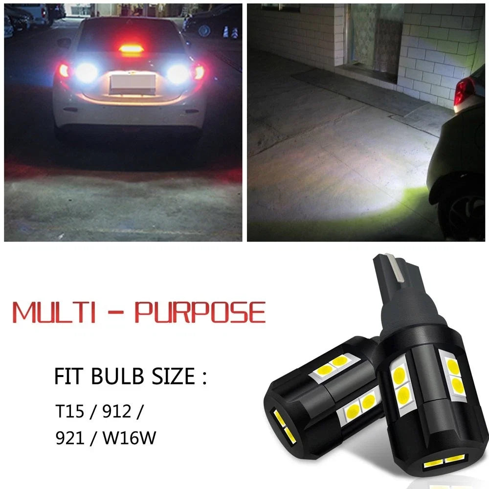 2X 921 LED Backup Reverse Light Bulbs for AUXITO (2010–2023)
