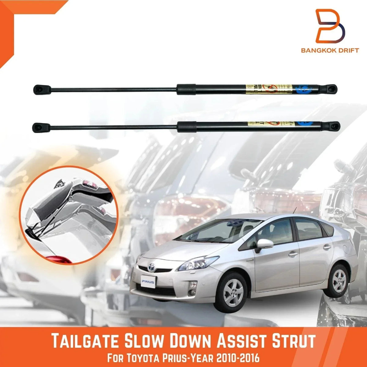 Gas Strut Damper for Rear Tailgate Toyota Prius 2010-2016