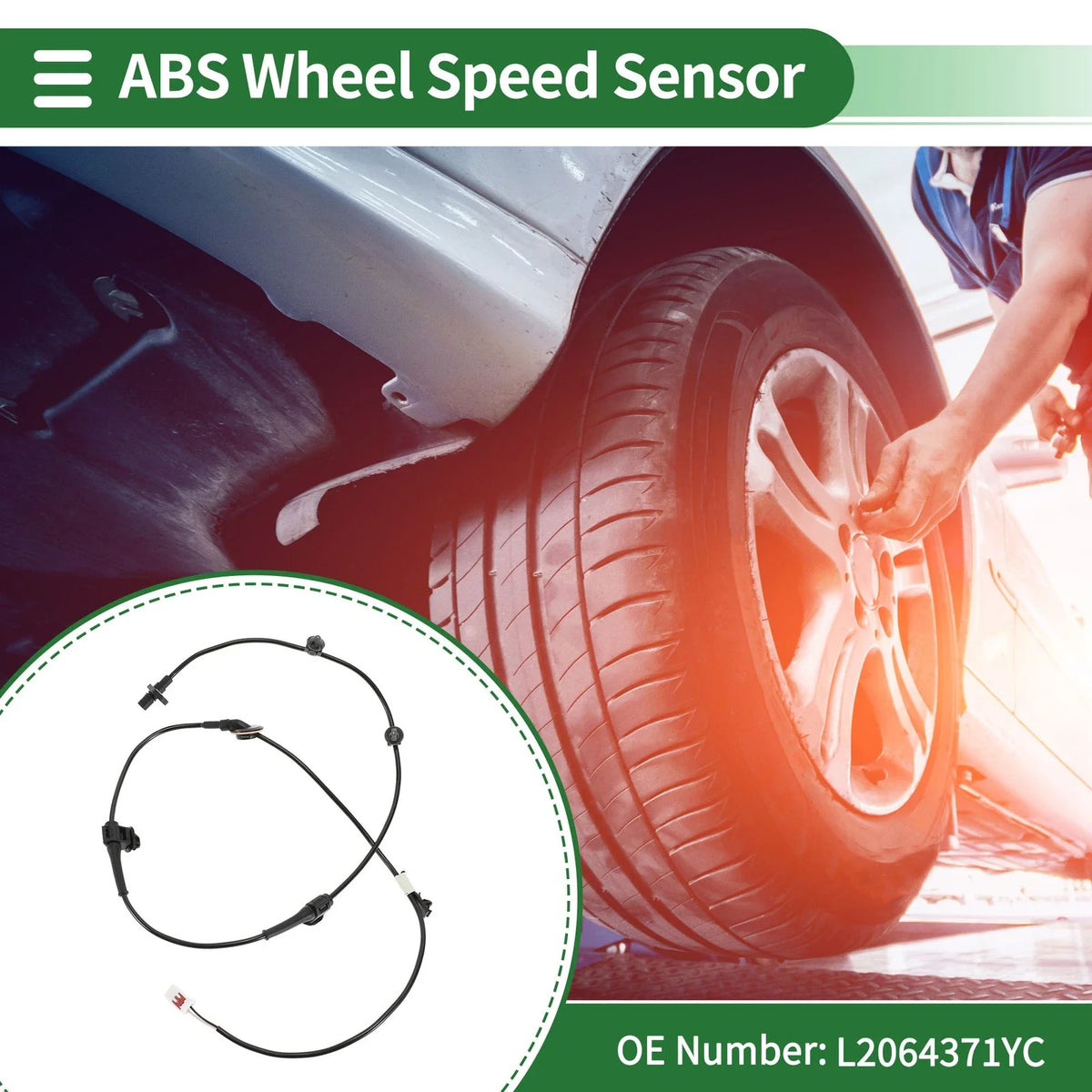 ABS Wheel Speed Sensor No.L2064371YC for Mazda CX-9 (2007–2015)