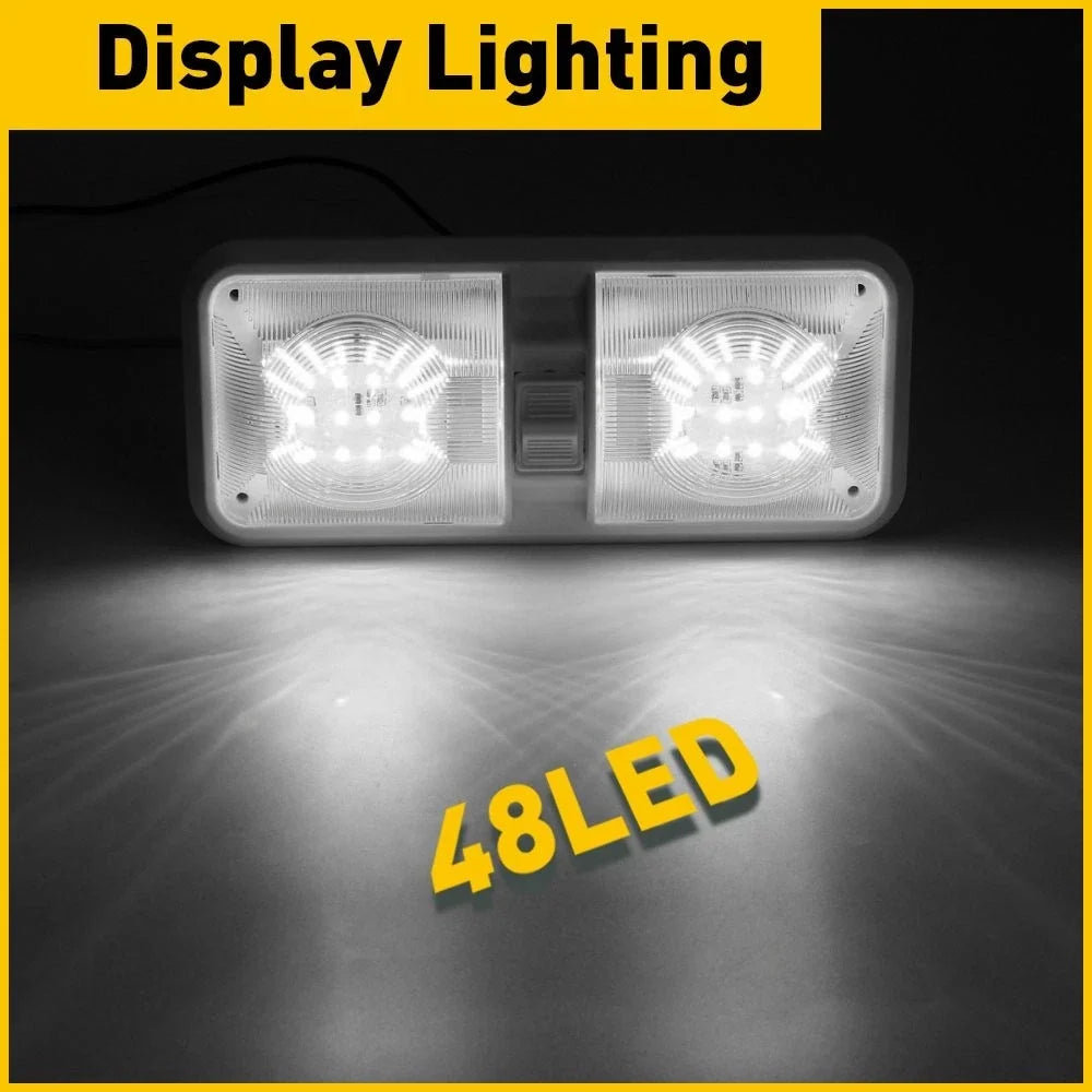 RV Camper Trailer Marine LED Ceiling Fixture (12V)