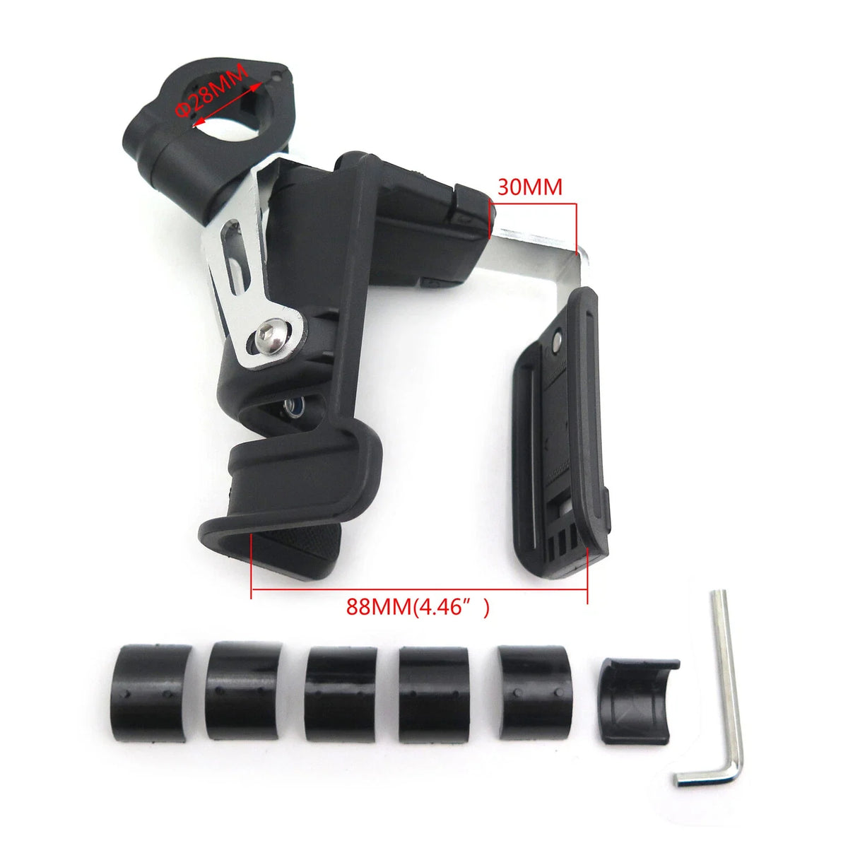 Bottle Cup Holder Clamp Riser for Dirt Bike (22mm, 25mm, 28mm)