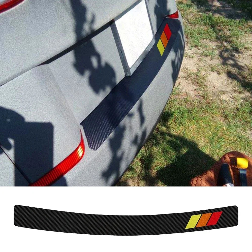 Rear Rubber Bumper Protector Trim for Toyota